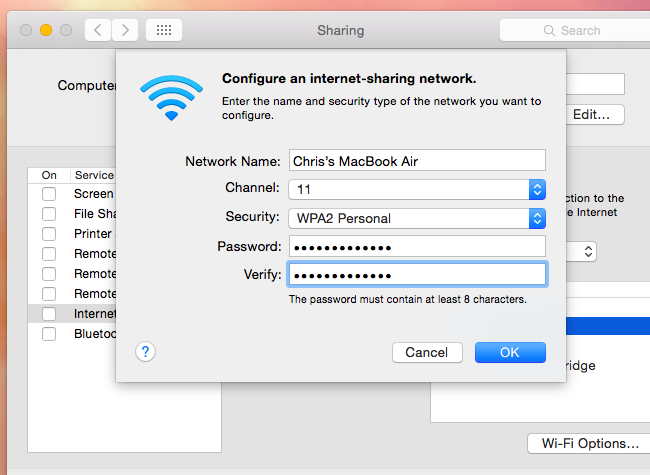 show passwords for wifi mac osx