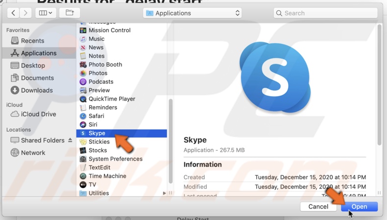 stop skype for mac stoploading